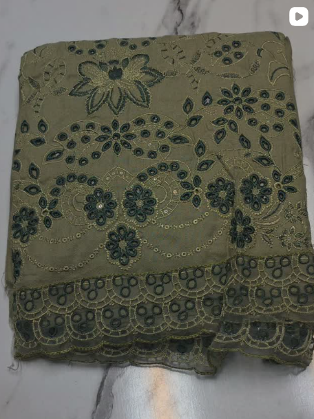 3PC WINTER EMBROIDED DRESS