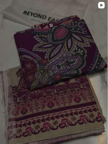 2PC WINTER PRINTED DRESS