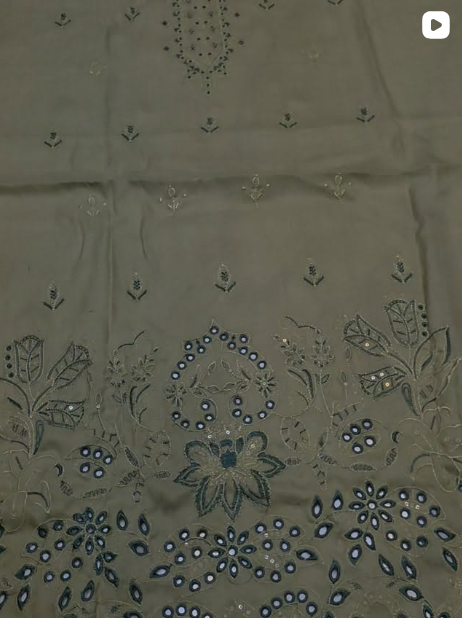 3PC WINTER EMBROIDED DRESS