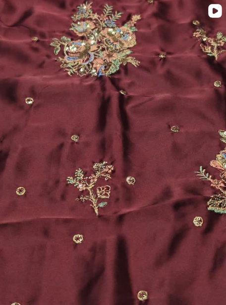2PC SILK FANCY DRESS