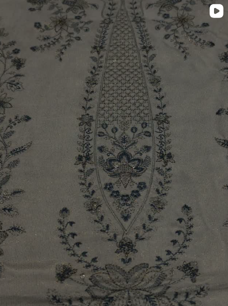 3PC WINTER EMBROIDED DRESS