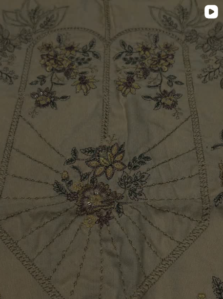3PC WINTER EMBROIDED DRESS
