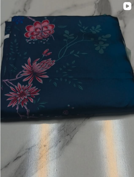 2PC SILK PRINTED DRESS
