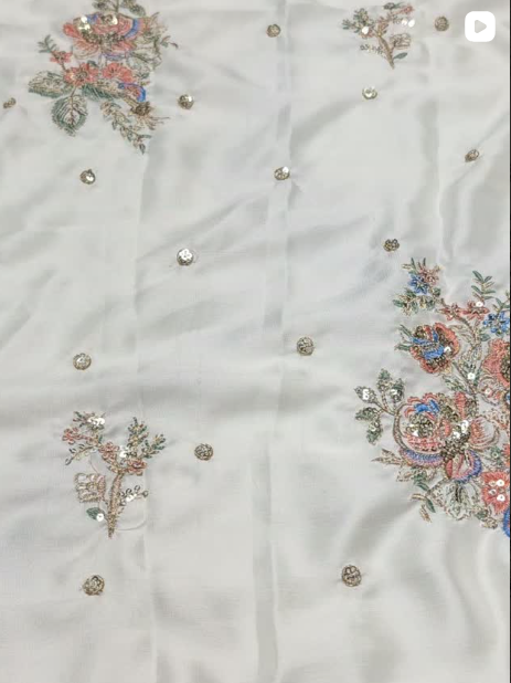 2PC SILK FANCY DRESS