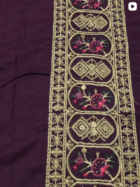3PC WINTER EMBROIDED DRESS