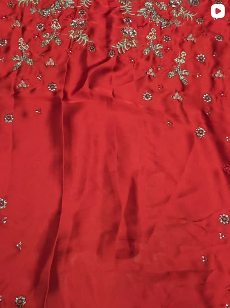 2PC SILK FANCY DRESS