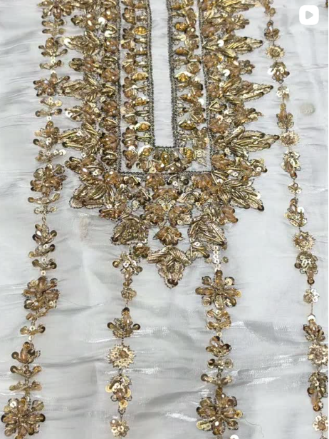 2PC SHESHA SILK FANCY DRESS