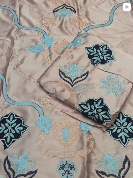 2PC SILK FANCY DRESS