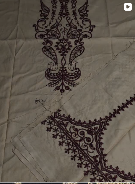 3PC WINTER EMBROIDED DRESS