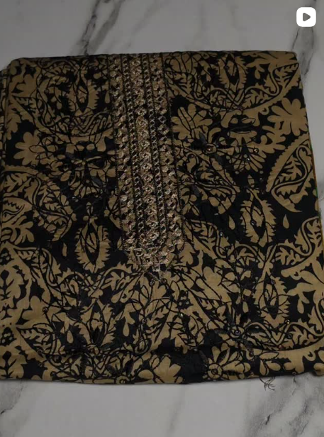 3PC WINTER LINEN DRESS