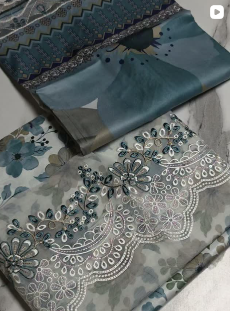 3PC LINEN WITH PACHES