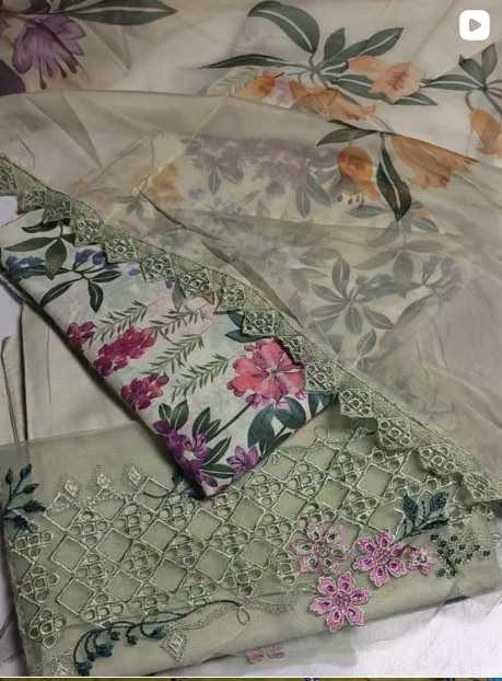 3PC LAWN PRINTED WITH PACHES DRESS