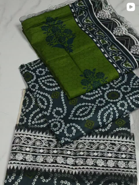 3PC WINTER LINEN DRESS