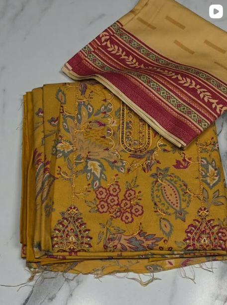 3PC WINTER DHANAK DRESS