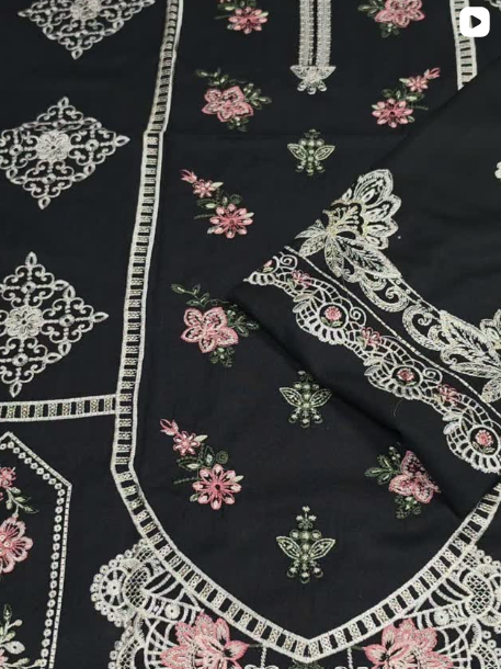 3PC WINTER EMBROIDED DRESS