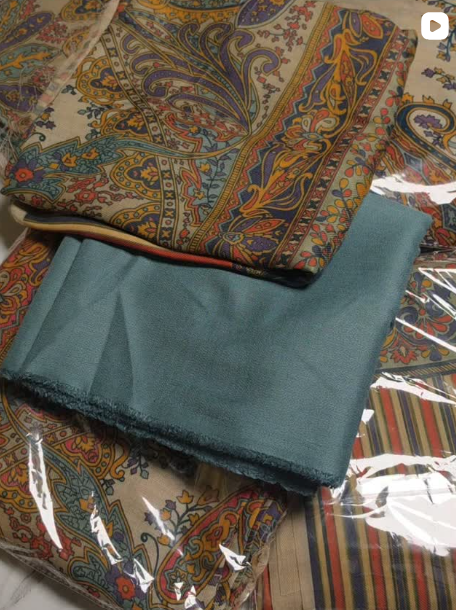 3PC PASHMINA PRINTED DRESS