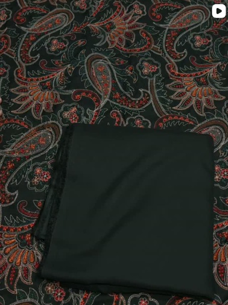 3PC DHANAK WITH EMBROIDED SHAWL