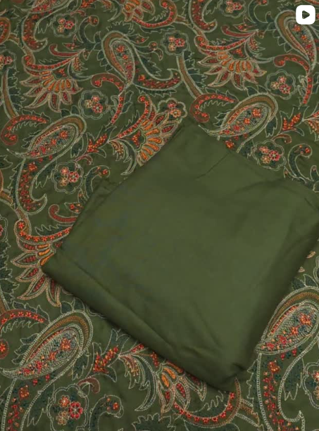 3PC DHANAK WITH EMBROIDED SHAWL