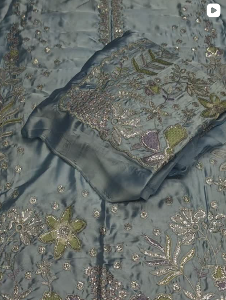 3PC SILK FANCY DRESS