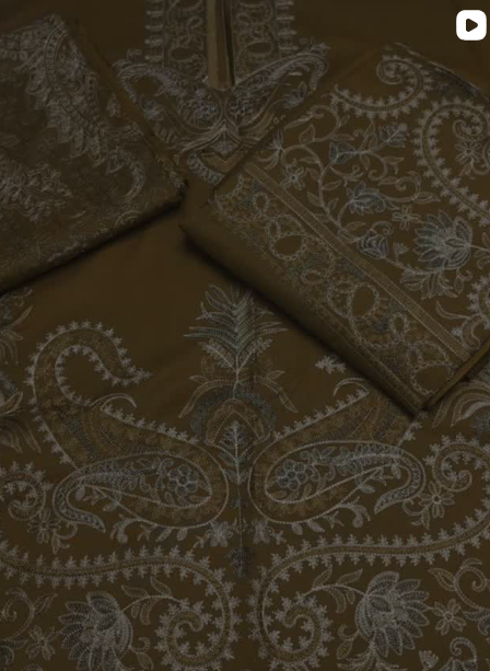 3PC DHANK EMBROIDED DRESS