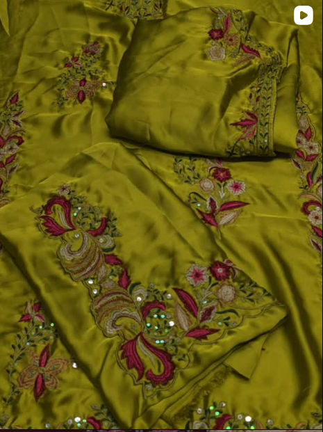 2PCS SILK SUIT