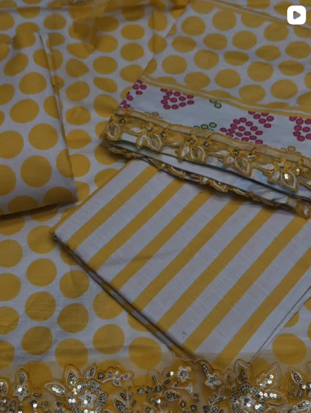 3PC KHADDER DRESS