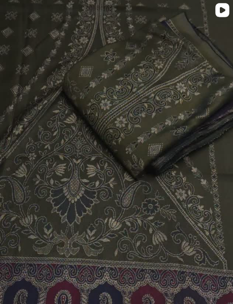 3PC PASHMINA JACUARD