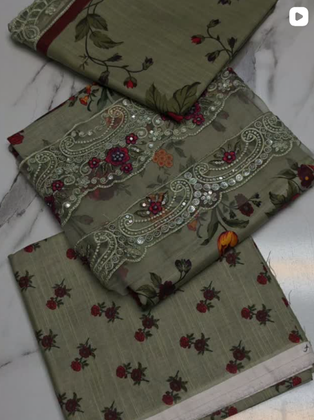 3PC KHADDER DRESS
