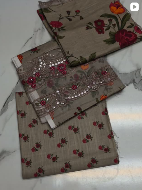 3PC KHADDER DRESS