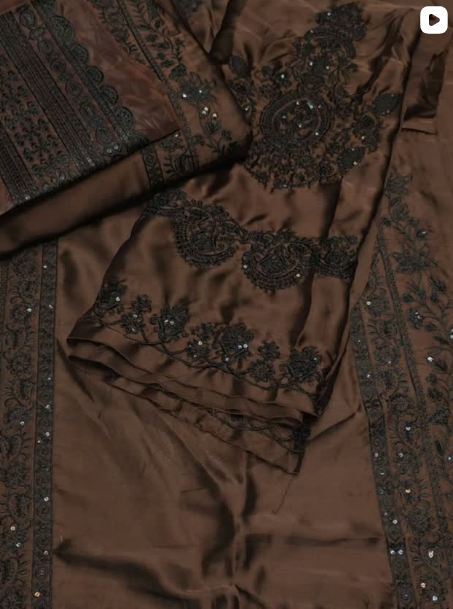3PC SILK FANCY DRESS