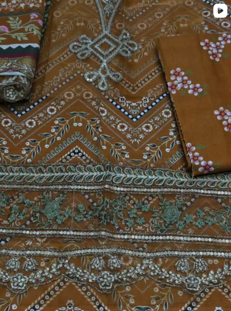 3PC KHADDER DRESS